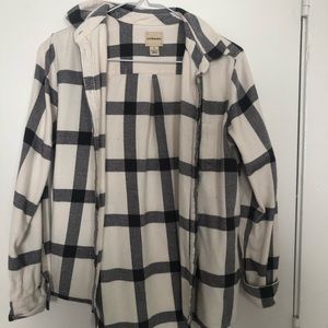 Oversized boyfriend flannel